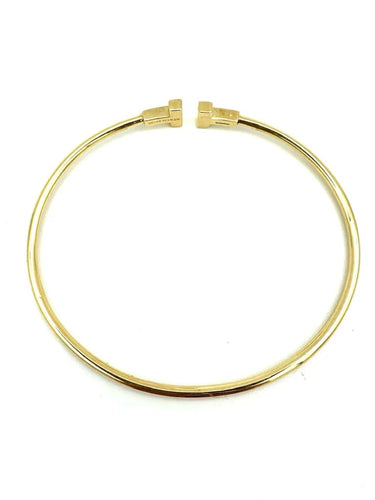 Bracelet Tiffany & Co. Tiffany T - Bracelet Wire en or jaune 18K 58 Facettes