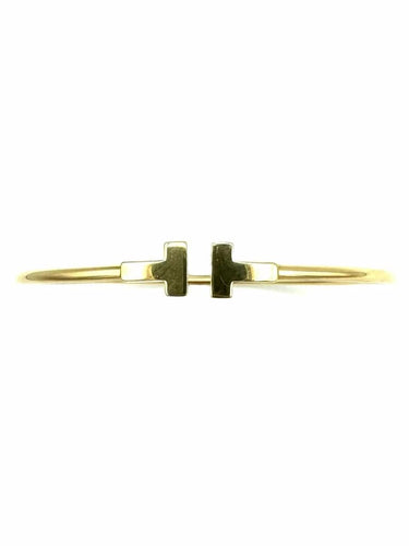 Bracelet Tiffany & Co. Tiffany T - Bracelet Wire en or jaune 18K 58 Facettes