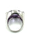 Bague 58 Bague en or blanc 18K avec améthyste, saphirs et diamants 58 Facettes