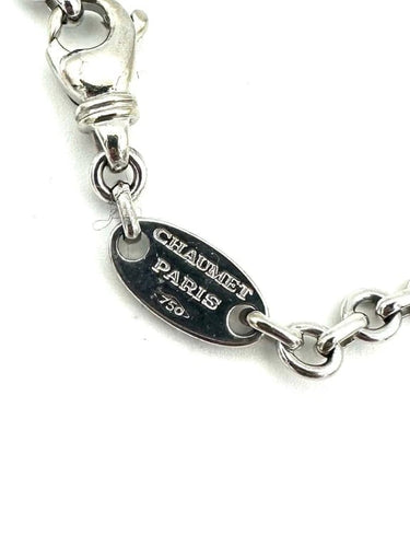 Collier Chaumet Liens - Collier petit modèle en or blanc 18K et diamants 58 Facettes