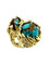 Bague 53 Gilbert Albert Multi-billes - Bague toi et moi en or jaune 18K 58 Facettes