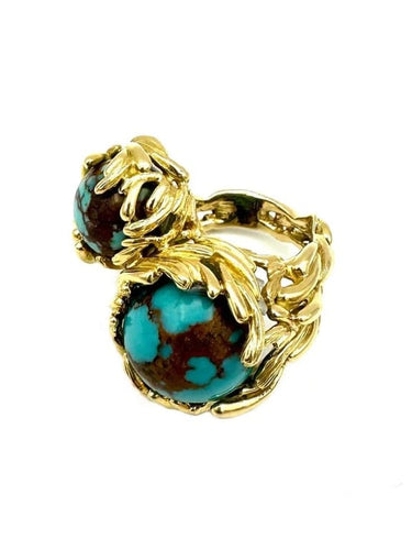 Bague 53 Gilbert Albert Multi-billes - Bague toi et moi en or jaune 18K 58 Facettes