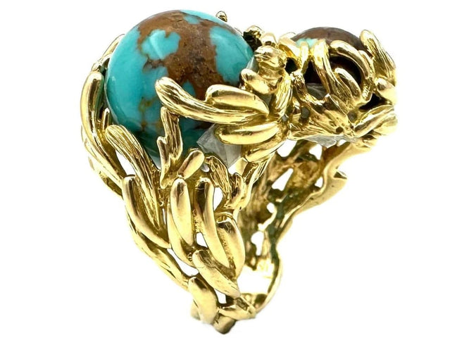 Bague 53 Gilbert Albert Multi-billes - Bague toi et moi en or jaune 18K 58 Facettes