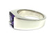 Bague 55 Cartier Tank - Bague en or blanc 18K et améthyste 58 Facettes