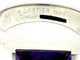 Bague 55 Cartier Tank - Bague en or blanc 18K et améthyste 58 Facettes