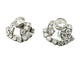 Boucles d'oreilles Boucles d’oreilles Art déco en or blanc 18K, platine et diamants 58 Facettes