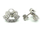 Boucles d'oreilles Boucles d’oreilles Art déco en or blanc 18K, platine et diamants 58 Facettes