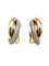 Boucles d'oreilles Cartier Trinity - Boucles d’oreilles en 3 ors 18K et diamants 58 Facettes