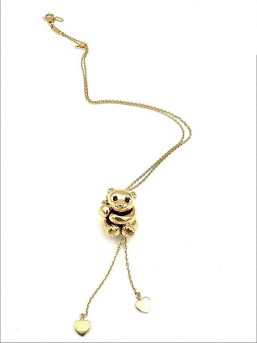 Collier Chopard Animal World Collection - Collier Teddy Bear en or rose 18K 58 Facettes