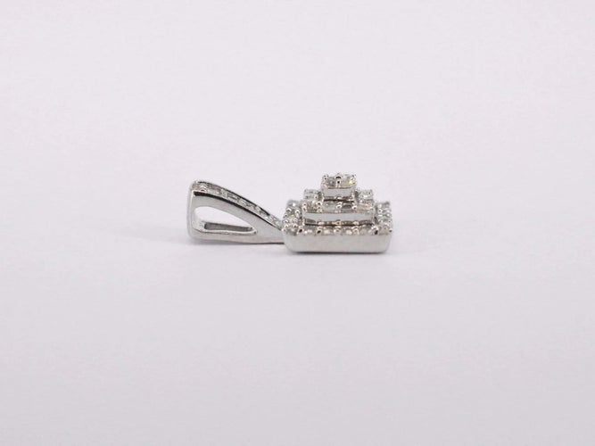 Pendentif Pendentif en or blanc avec diamant 58 Facettes 2024