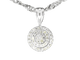 Pendentif Pendentif en or blanc 14 carats avec diamant naturel 58 Facettes 2026