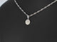 Pendentif Pendentif en or blanc 14 carats avec diamant naturel 58 Facettes 2026