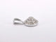 Pendentif Pendentif en or blanc 14 carats avec diamant naturel 58 Facettes 2026