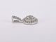 Pendentif Pendentif en or blanc 14 carats avec diamants 58 Facettes 2028
