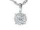Pendentif Pendentif en or blanc 14 carats avec diamants 58 Facettes 2074