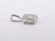 Pendentif Pendentif en or blanc 14 carats avec diamants 58 Facettes 2074
