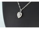 Pendentif Pendentif cœur en or blanc 14 carats avec diamants 58 Facettes 2082