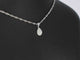 Pendentif Pendentif goutte en or blanc et diamants 58 Facettes 2077