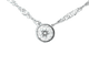 Pendentif Pendentif en or blanc 14 carats avec diamant taille brillant 58 Facettes 2089