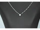 Pendentif Pendentif en or blanc 14 carats avec diamant taille brillant 58 Facettes 2089