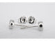 Boucles d'oreilles Boucles d’oreilles en or blanc 14 carats avec diamant taille brillant 58 Facettes 2090