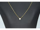 Pendentif Pendentif en or 14 carats avec diamant taille brillant cœur 58 Facettes 2098