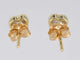 Boucles d'oreilles Boucles d'oreilles en or 14 carats avec diamant taille brillant cœur 58 Facettes 2099