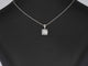 Pendentif Pendentif en or blanc 14 carats avec diamant taille brillant 58 Facettes 2190