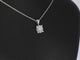 Pendentif Pendentif en or blanc 14 carats avec diamant taille brillant 58 Facettes 2190