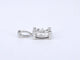 Pendentif Pendentif en or blanc 14 carats avec diamant taille brillant 58 Facettes 2190
