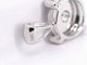 Pendentif Pendentif en or blanc 14 carats avec diamant taille brillant 58 Facettes 2190