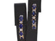 Boucles d'oreilles Boucles d’oreilles en or 14 carats avec diamants et saphir 58 Facettes 2131