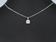 Pendentif Pendentif en or blanc 14 carats avec diamant 58 Facettes 2156