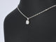 Pendentif Pendentif en or blanc 14 carats avec diamant 58 Facettes 2156