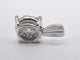 Pendentif Pendentif en or blanc 14 carats avec diamant 58 Facettes 2156