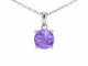 Pendentif Pendentif en or blanc 14 carats avec améthyste 58 Facettes 2193