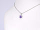 Pendentif Pendentif en or blanc 14 carats avec améthyste 58 Facettes 2193