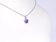 Pendentif Pendentif en or blanc 14 carats avec améthyste 58 Facettes 2193