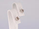 Boucles d'oreilles Boucles d’oreilles en or blanc 14 carats avec morganite 58 Facettes 2195