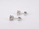 Boucles d'oreilles Boucles d’oreilles en or blanc 14 carats avec morganite 58 Facettes 2195