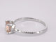 Bague Bague en or blanc 14 carats avec morganite 58 Facettes 2197
