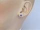 Boucles d'oreilles Boucles d’oreilles en or blanc 14 carats avec tanzanite 58 Facettes 2198