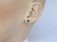 Boucles d'oreilles Boucles d'oreilles en or blanc 14 carats avec émeraude 58 Facettes 2204