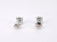 Boucles d'oreilles Boucles d'oreilles en or blanc 14 carats avec émeraude 58 Facettes 2204