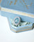 Bague 53.5 Bague marguerite cabochon en or blanc et platine, aigue-marine et diamants 58 Facettes