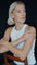 Bague 53.5 Bague marguerite cabochon en or blanc et platine, aigue-marine et diamants 58 Facettes