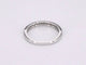 Bague 54 Bague en or blanc 14 carats avec diamants noirs taille brillant 58 Facettes 2225