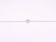 Bracelet Bracelet cœur en or blanc 14 carats avec diamant 0,10 ct 58 Facettes 2232