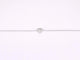 Bracelet Bracelet cœur en or blanc 14 carats avec diamant 0,10 ct 58 Facettes 2232