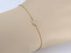 Bracelet Bracelet en or rose 14 carats avec diamant 0,10 ct 58 Facettes 2236